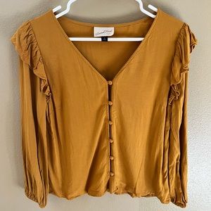 Burnt Orange Womens Blouse